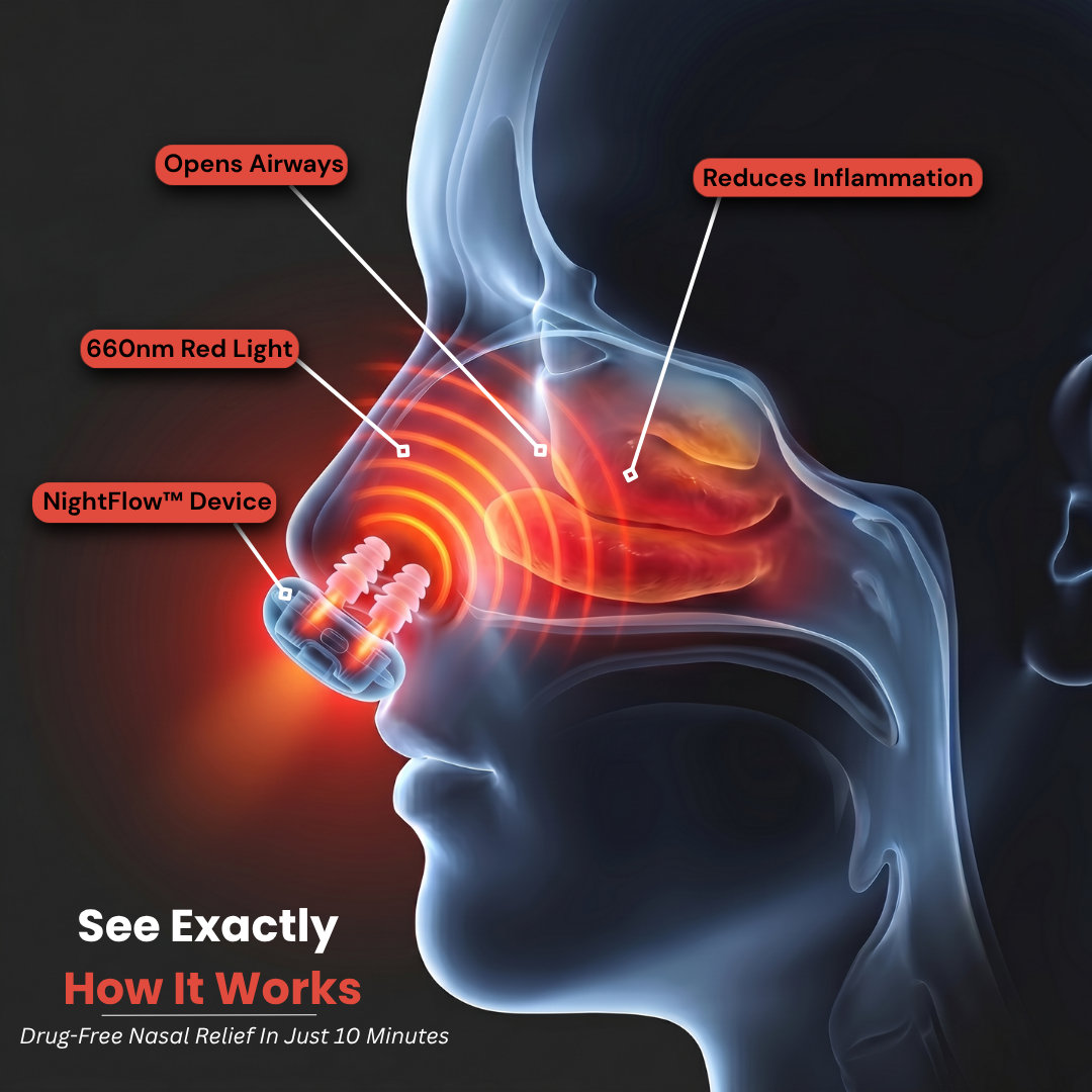 NightFlow™ Nasal Breathing Device